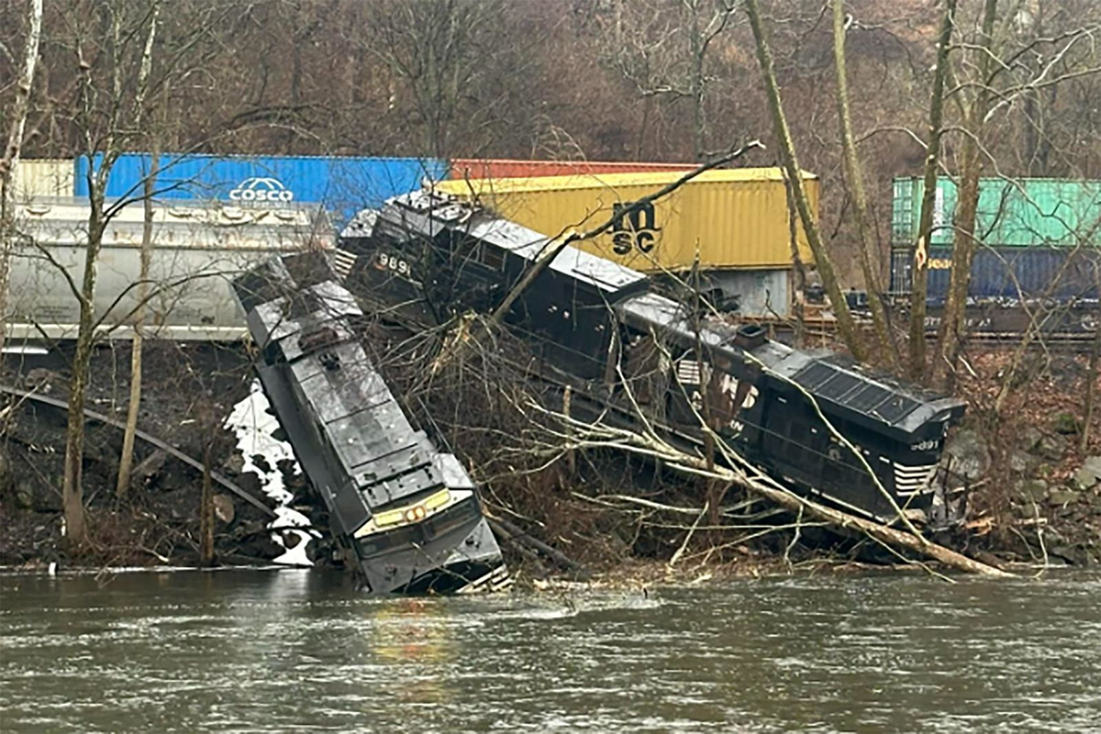 NTSB investigates Norfolk Southern freight train derailment in eastern Pennsylvania